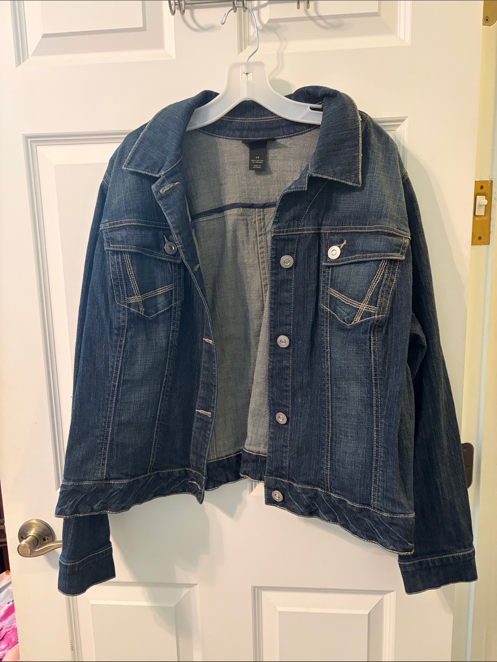 Lane Bryant Dark Blue Denim Jean Jacket